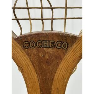 Vintage Rawlings COCHECO Wood Tennis Racket ST Louis USA Collectors Item